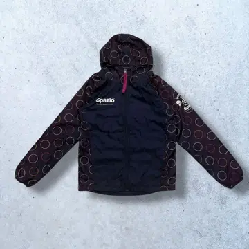 spazio 나일론 윈드 브레이커 서클 패턴 스포츠 캐주얼