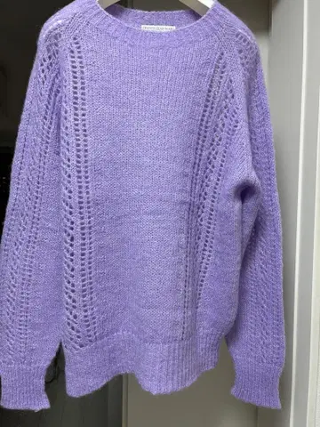 [ TRICOTS JEAN MARC ] 트리코 진 마크 퍼플 긴팔 니트