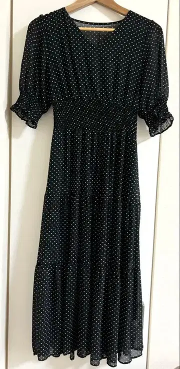 LODISPOTTO 원피스 블랙 도트 로디스포토
