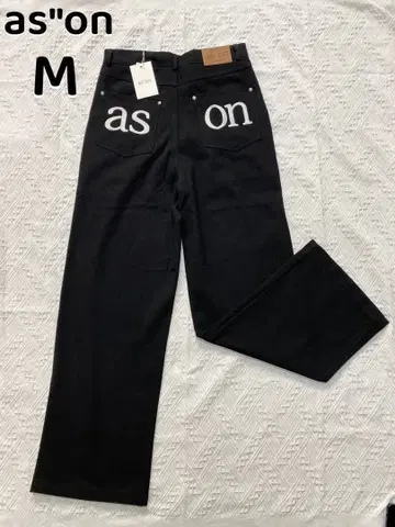 as'on 아즈온 SMOG 와이드 팬츠 블랙 ason M 사이즈