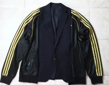 구제 의류 리메이크 테일러드 자켓 x 트랙 자켓 도킹 재구축