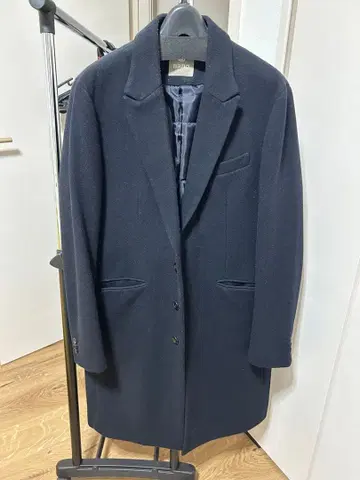 나노 유니버스 네이비 체스터 코트