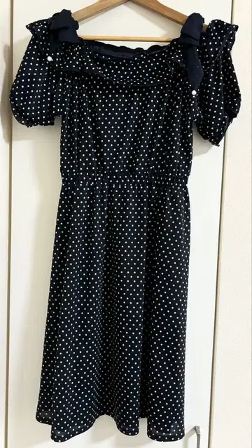 LODISPOTTO 원피스 네이비 도트 로디스포토