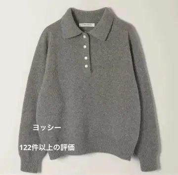 NOTHING WRITTEN 그레이 스웨터 긴팔 POLO 폴로 니트