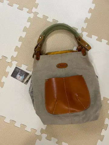 EAVUS 아바스 천연 가죽 캠퍼스 토트백