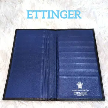 ETTINGER 장지갑 네이비 블랙