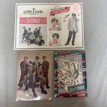 SixTONES 쿄모토 타이가 스티커 미니 클리어 파일