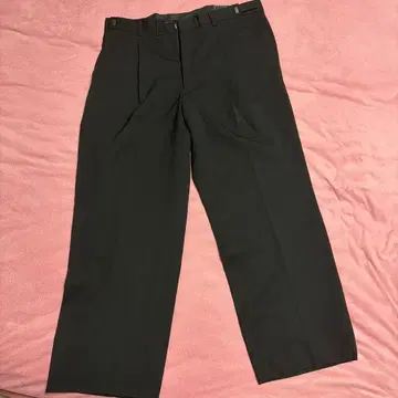 Ele-[ku:l] 블랙 플리츠 슬랙스