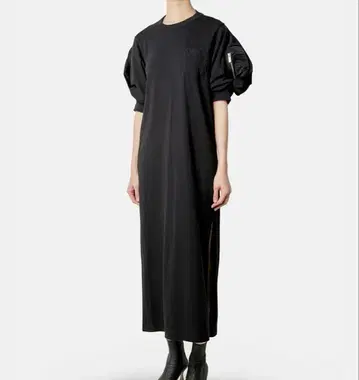 새상품급 sacai 사카이 롱 원피스 퍼프 슬리브