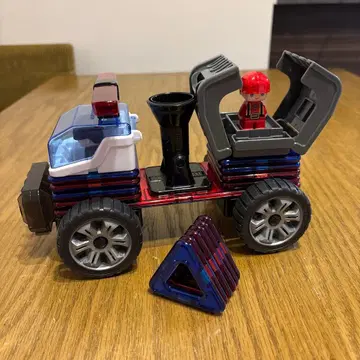 차량 세트 빨간색/파랑/블랙 조립 가능