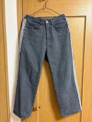 NIKO AND JEANS 그레이 리메이크풍 와이드 팬츠