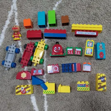 호빵맨 블록 완구 세트