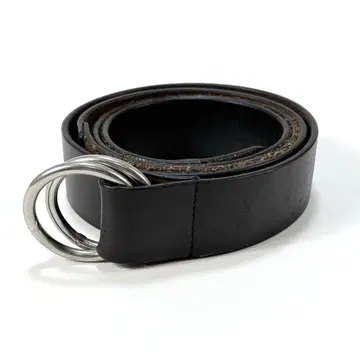 새상품급 HYKE 하이크 19SS LEATHER RING BELT 블랙