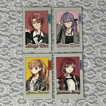 니지산지 GRAY x ACCENT 랜덤 폴라로이드풍 카드