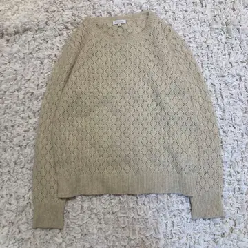 매킨토시 필로소피 양모 폭스 니트 스웨터 38 M