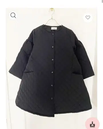 Myu 퀼팅 자켓 벌룬 슬리브