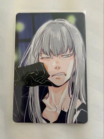 [ 익명 배송 ] 스쿠알로 셀카풍 카드 아마노 아키라 전시회 리본