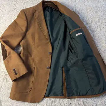 새상품급 스티븐 앨런 테일러드 자켓 엘보 패치 카우 가죽