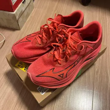 미즈노 웨이브 레벨리온 플래시 2 빨간색 28cm