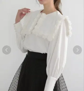 메라키 빅 컬러 플라워 블라우스