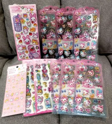 마법소녀 뮤짱 타일 씰 드롭 제리 레트로 헤이세이 여자아이