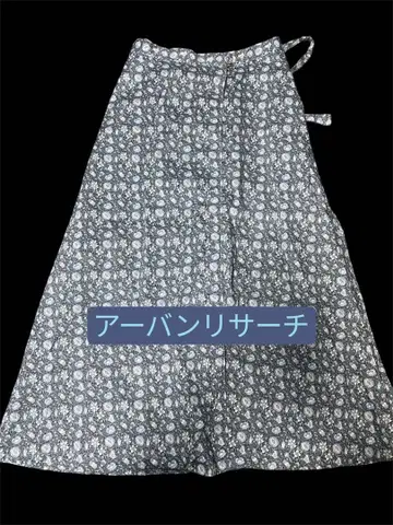 어반 리서치 꽃무늬 스커트 리버티 맥시 랩 스커트