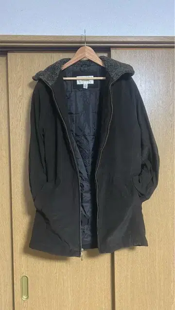 Talbots 후드 부착 자켓 XS 다크 브라운