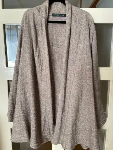 mizuiroind 베이지 롱 가디건