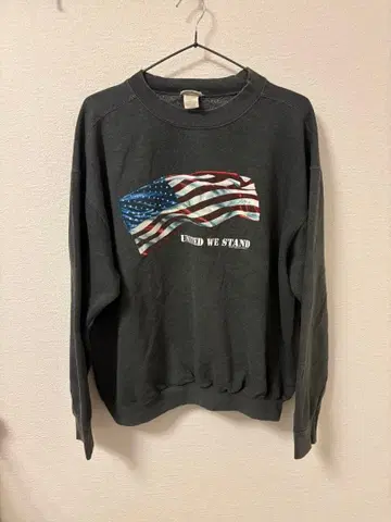 USA 국기 맨투맨 Made in USA