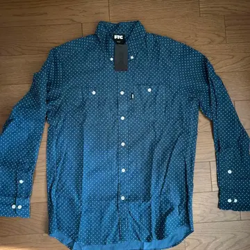 FTC 네이비 도트 무늬 셔츠 M