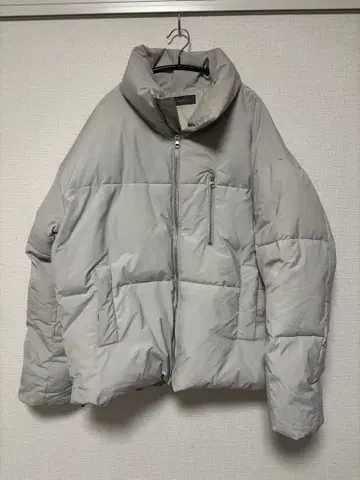 CLEL 다운 자켓 그레이 M 사이즈