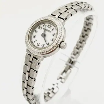 작동품 시티즌 키 Kii: 라운드 에코드라이브 15cm 실버색