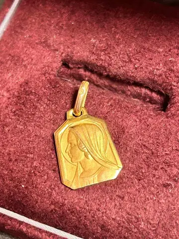 금 각인 있음 펜던트 탑 마리아 골드 액세서리