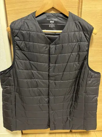 UNIQLO 퍼프테크 베스트 XXL 블랙