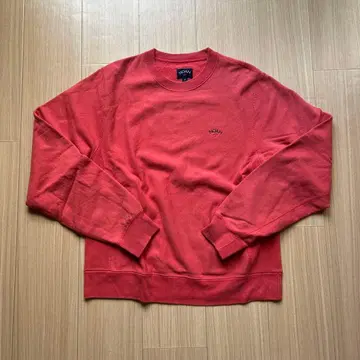 NOAH CLASSIC CREWNECK 노아 맨투맨 빨간색 S