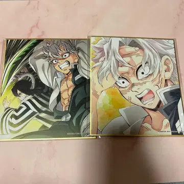 귀멸의 칼날 전 집중전 색지 시나즈가와 사네미 이쿠로 오바나이