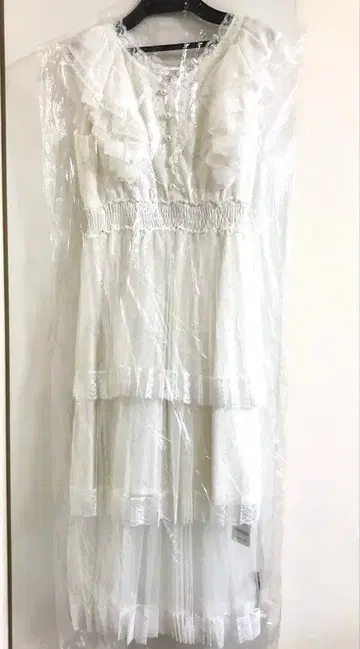 mille fille closet 원피스 화이트 레이스 튤