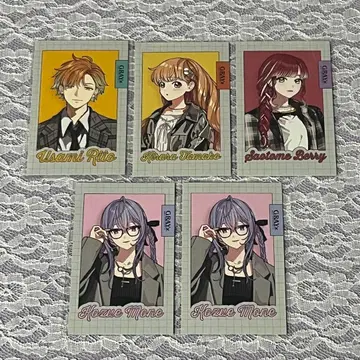 니지산지 GRAY x ACCENT 랜덤 폴라로이드풍 카드