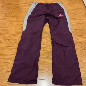 adidas CLIMAPROOF 팬츠 M 보라색 그레이