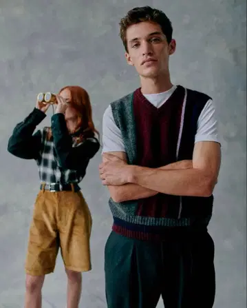 [ 새상품급 ] NOAH 셰틀랜드 울 니트 베스트 S 사이즈