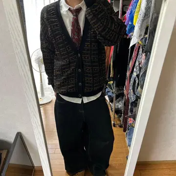 jantzen 90s USA 짧은 기장 가디건 street chic