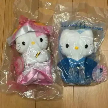 헬로키티 봉제 인형 일본 의류 웨딩 맥