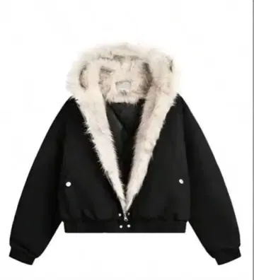 최저가! 퍼 자켓 짧은 기장 퍼 후드티 y2k 헤이세이 fur 그런지