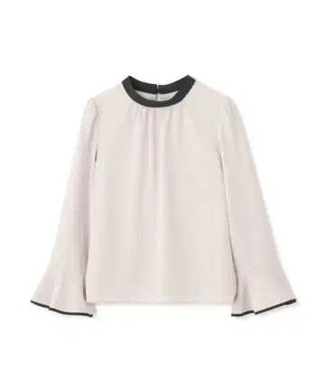 프로포션 플레어 소매 블라우스