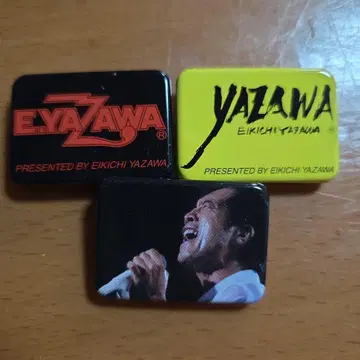 야자와 에이요시 E.YAZAWA 캔뱃지 3개 세트