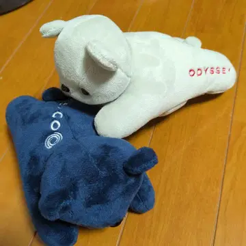 ODYSSEY 곰 모양 골프 헤드커버 2종 세트