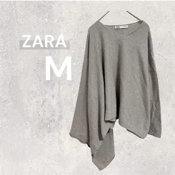 새상품급 자라 비대칭 변형 니트 스웨터 긴팔 울 M