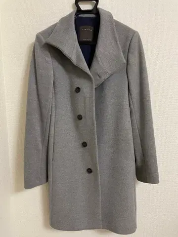 ZARA MAN 그레이 더블 브레스트 코트