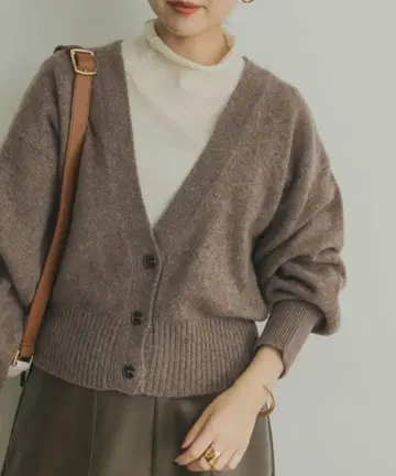 URBAN RESEARCH 가디건 긴팔 브라운