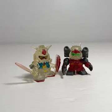 레어! SD 건담 풀 컬러 코믹 봉봉 부록 클리어 버전 2점